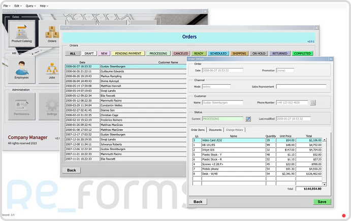 Oracle Comparison layout